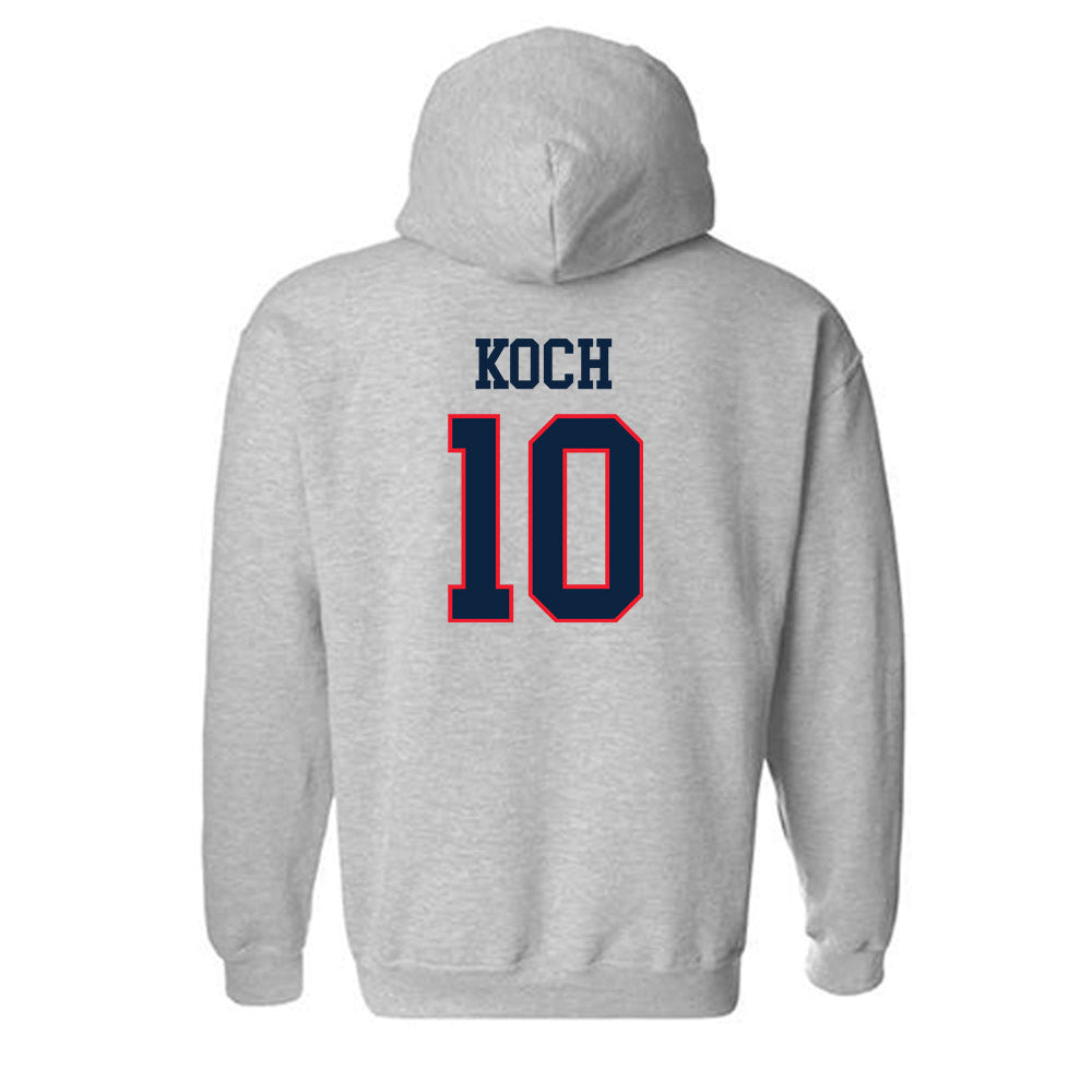 UConn - NCAA Football : Griffin Koch - Classic Shersey Hooded Sweatshirt-1