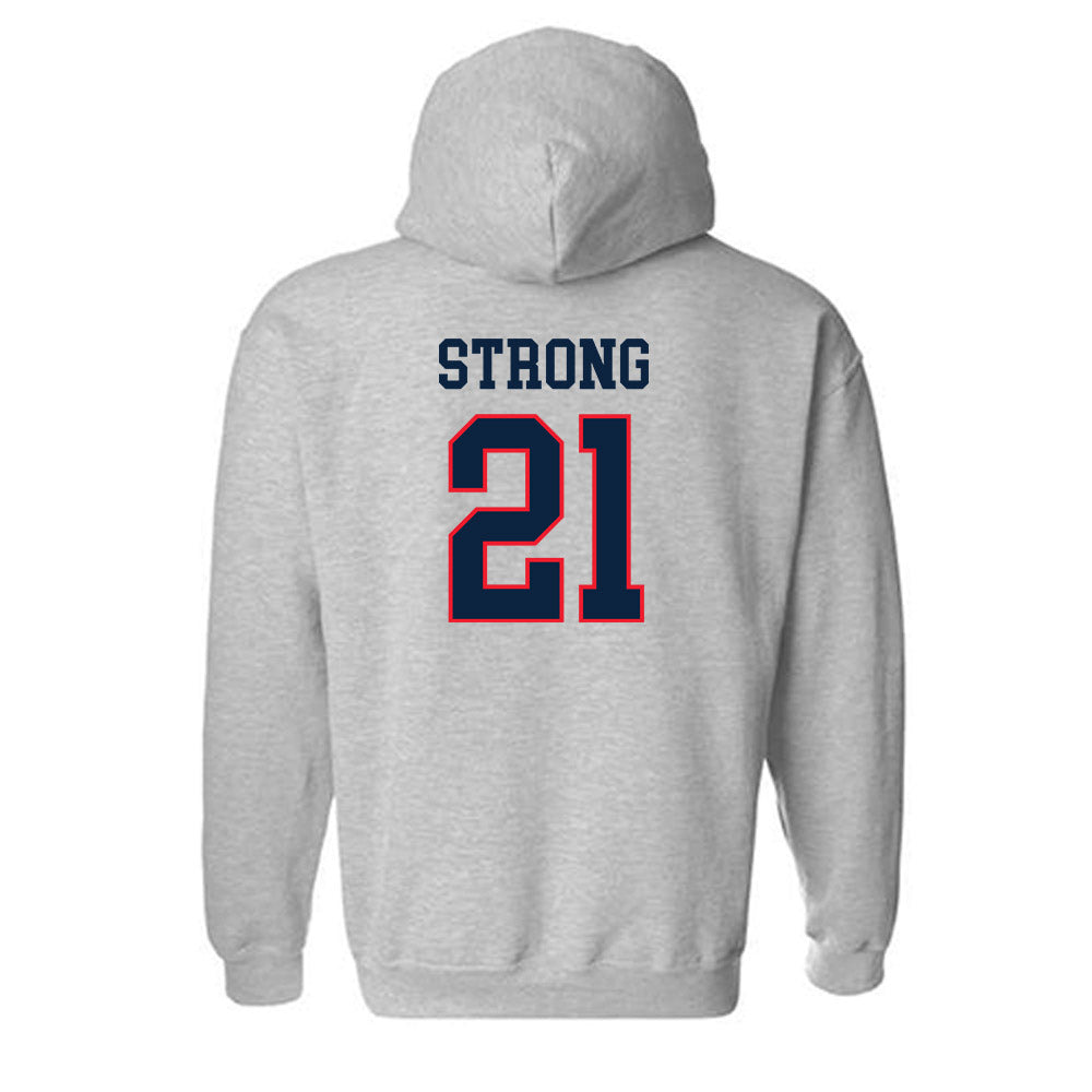 UConn - NCAA Women's Basketball : Sarah Strong - Classic Shersey Hooded Sweatshirt-1