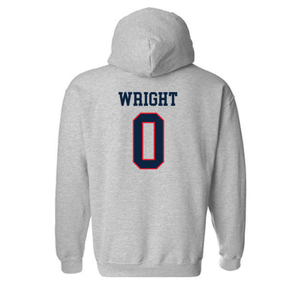 UConn - NCAA Football : Jordan Wright - Classic Shersey Hooded Sweatshirt