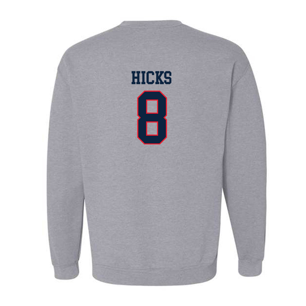 UConn - NCAA Football : Kylish Hicks - Classic Shersey Crewneck Sweatshirt-1