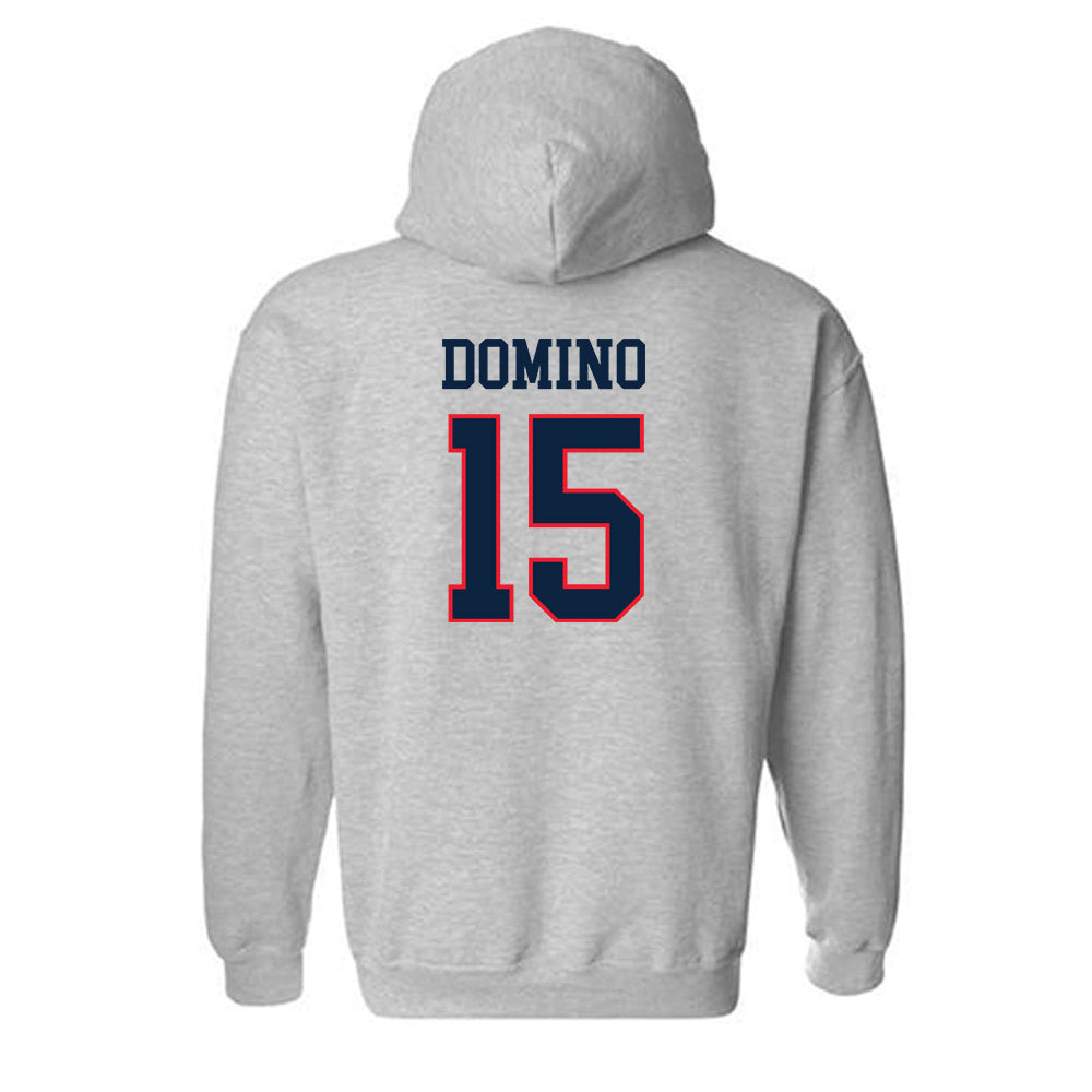 UConn - NCAA Football : Bryan Domino - Classic Shersey Hooded Sweatshirt