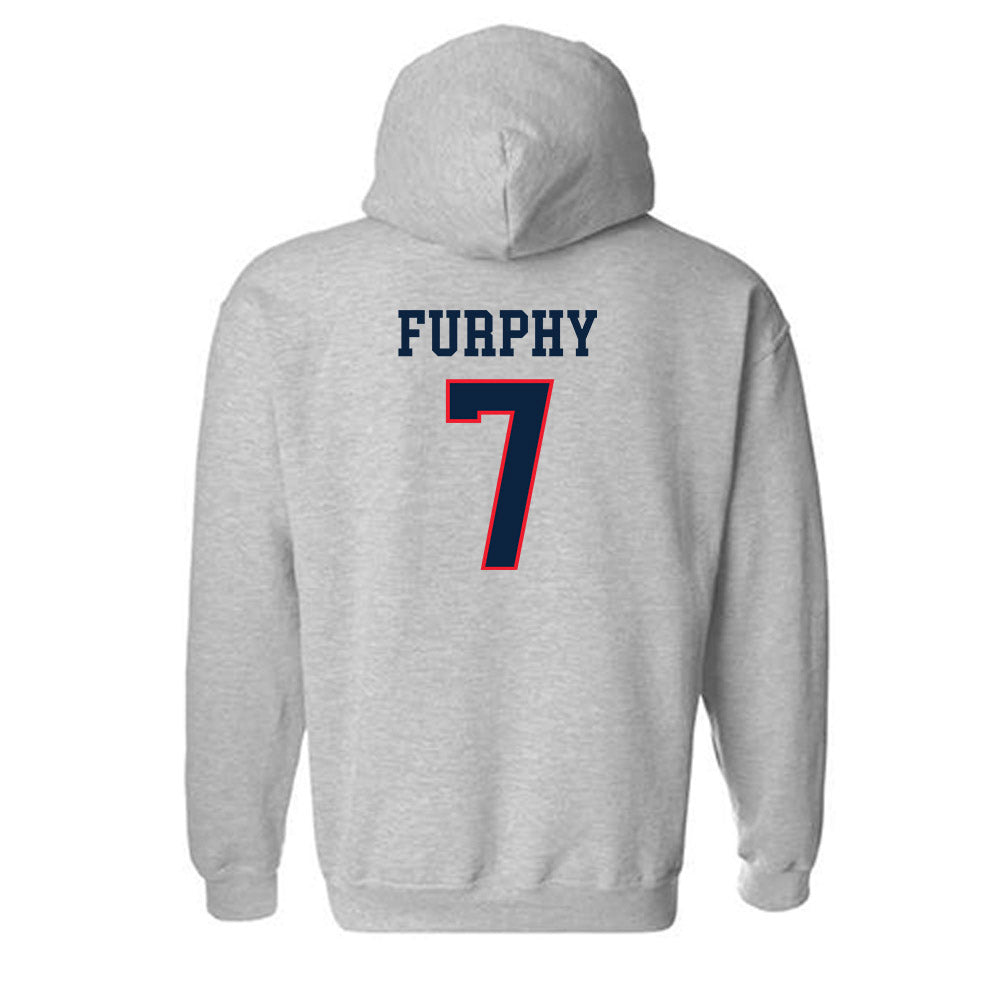 UConn - NCAA Men's Basketball : Jacob Furphy - Classic Shersey Hooded Sweatshirt-1