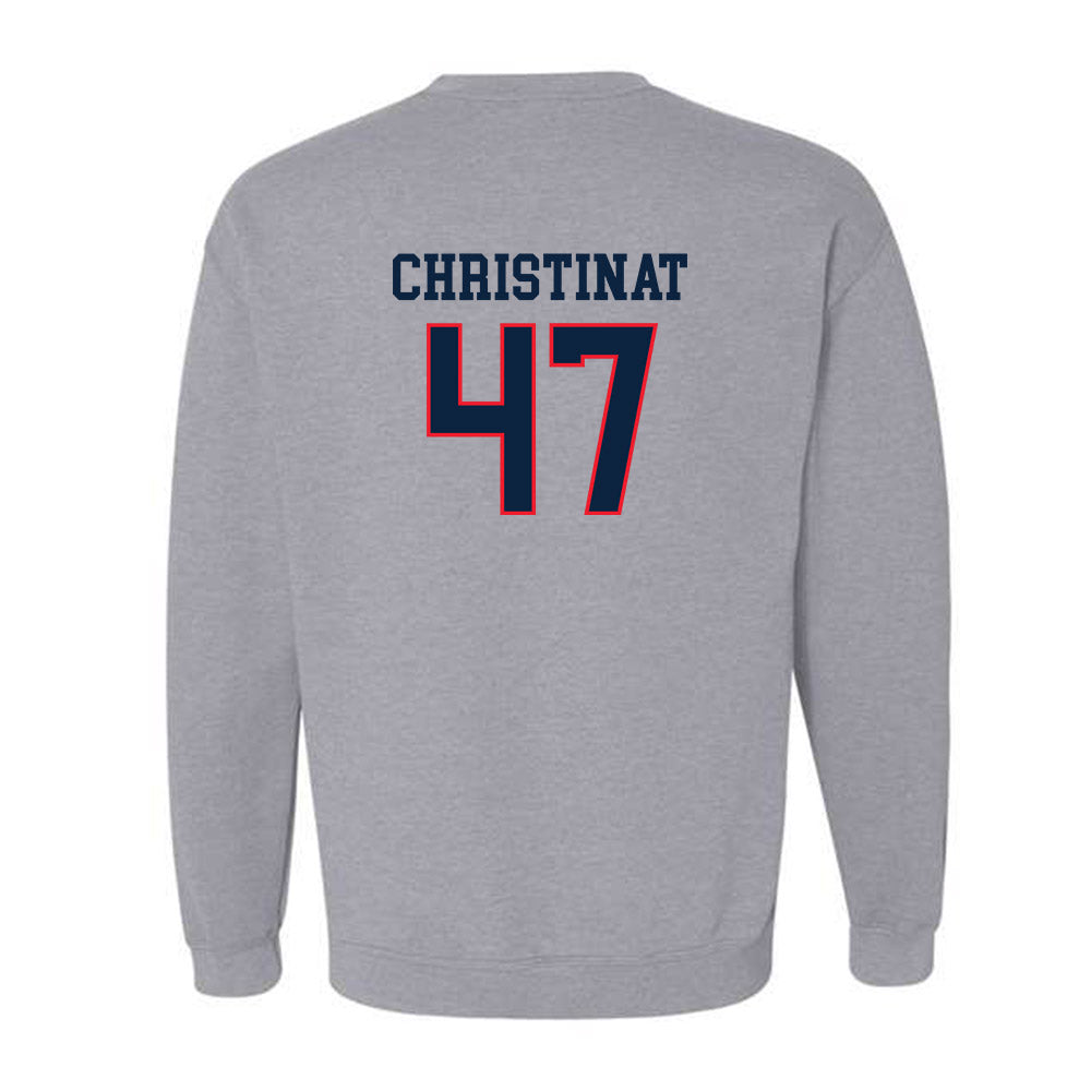 UConn - NCAA Football : Zachary Christinat - Classic Shersey Crewneck Sweatshirt