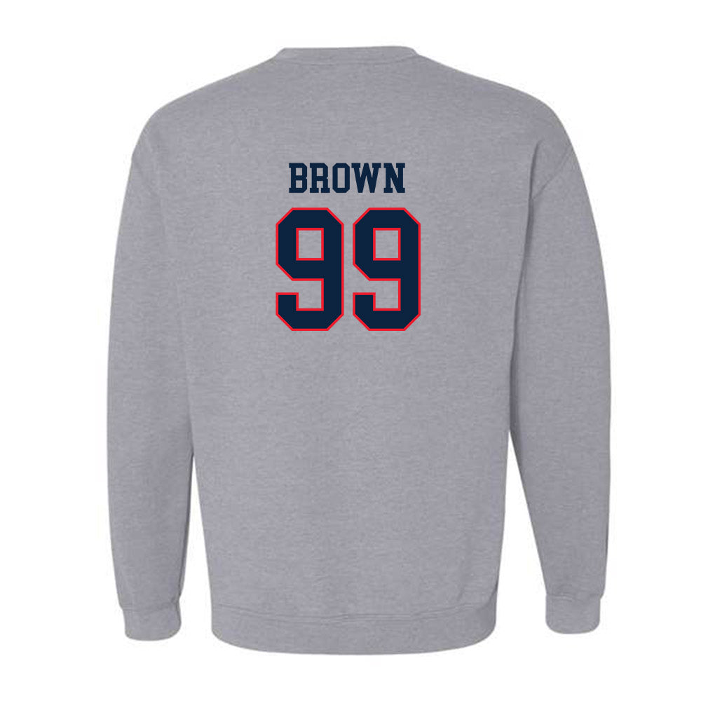 UConn - NCAA Football : Delano Brown - Classic Shersey Crewneck Sweatshirt-1