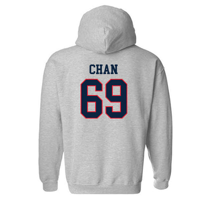 UConn - NCAA Football : Ty Chan - Classic Shersey Hooded Sweatshirt-1
