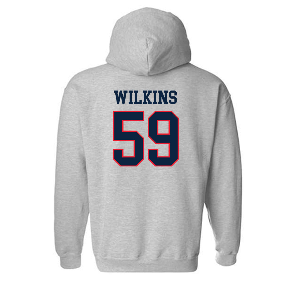 UConn - NCAA Football : Finn Wilkins - Classic Shersey Hooded Sweatshirt