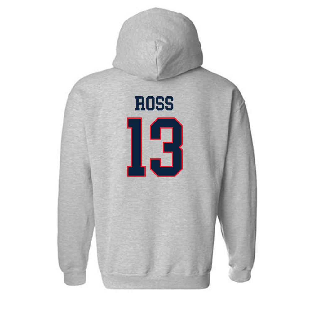 UConn - NCAA Men's Basketball : Jacob ROSS - Classic Shersey Hooded Sweatshirt-1