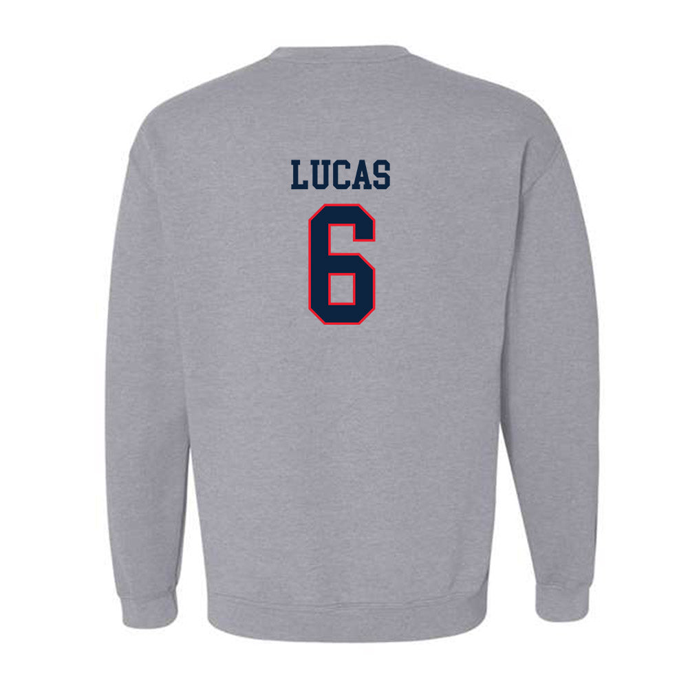 UConn - NCAA Men's Ice Hockey : Andrew Lucas - Classic Shersey Crewneck Sweatshirt