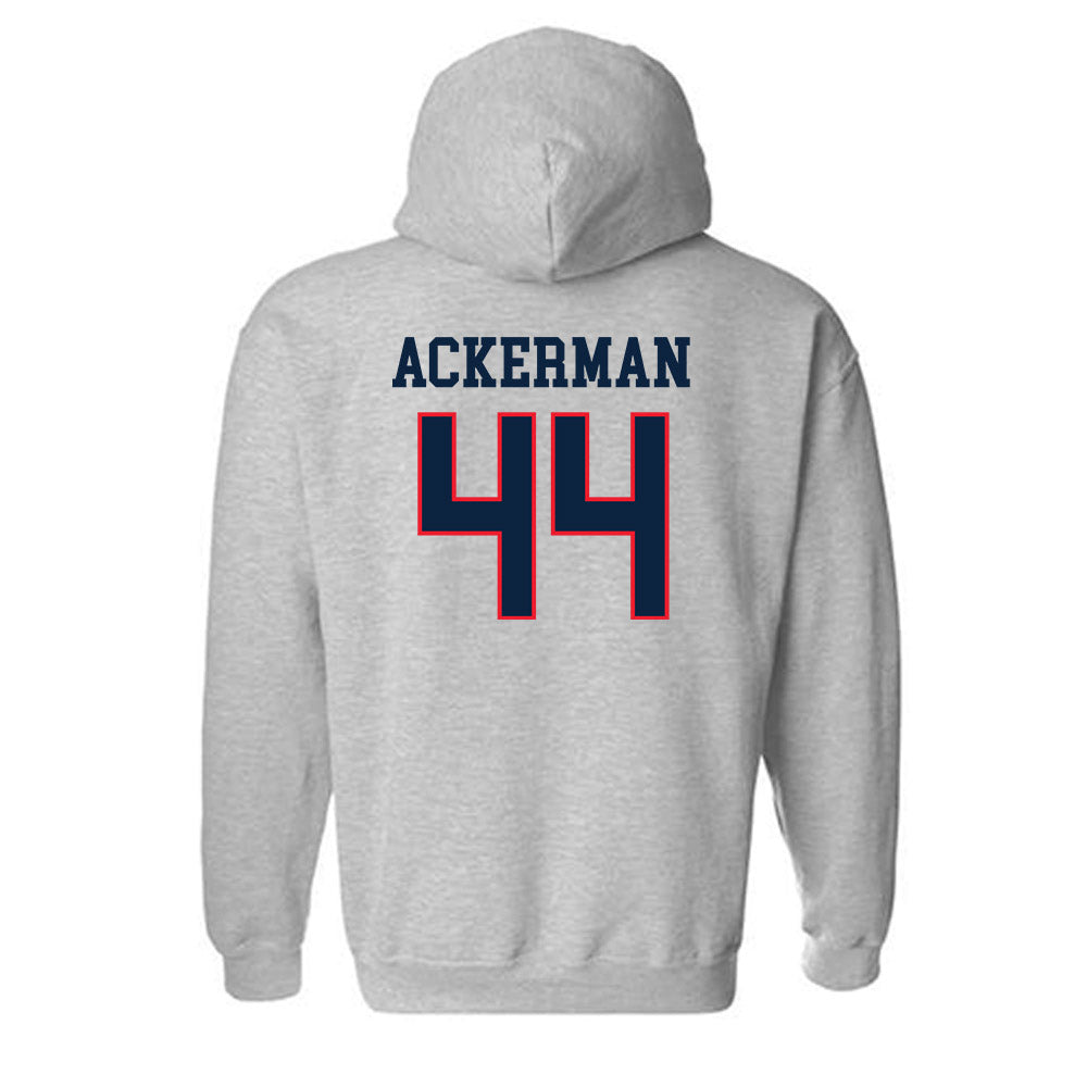 UConn - NCAA Football : Cooper Ackerman - Classic Shersey Hooded Sweatshirt-1