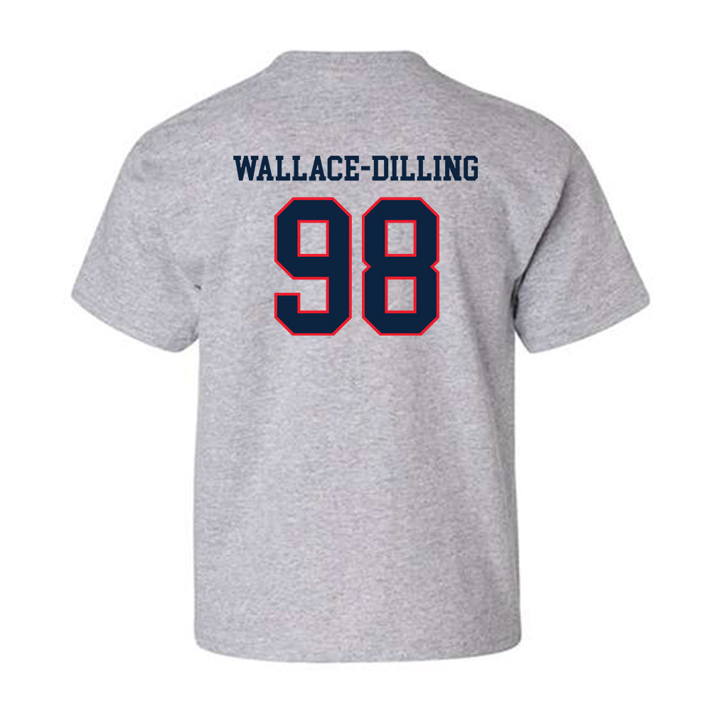 UConn - NCAA Football : Nathaniel Wallace-Dilling - Classic Shersey Youth T-Shirt-1