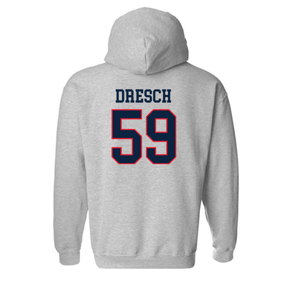 UConn - NCAA Football : Eddie Dresch - Hooded Sweatshirt