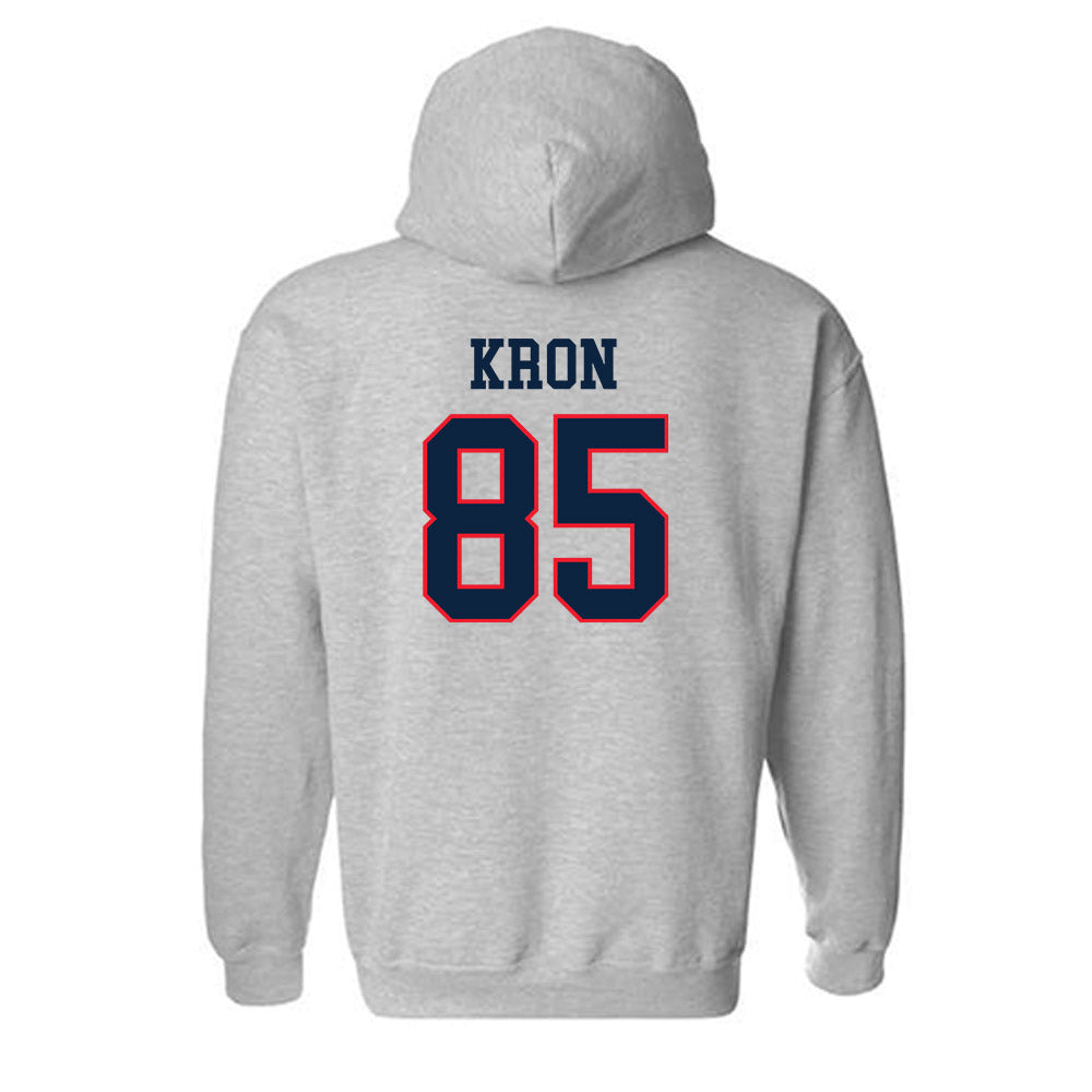 UConn - NCAA Football : Drew Kron - Classic Shersey Hooded Sweatshirt-1