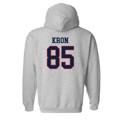 UConn - NCAA Football : Drew Kron - Classic Shersey Hooded Sweatshirt-1