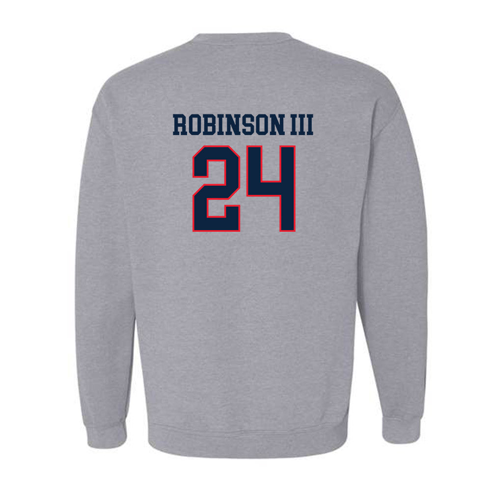 UConn - NCAA Football : Michael Robinson III - Classic Shersey Crewneck Sweatshirt-1