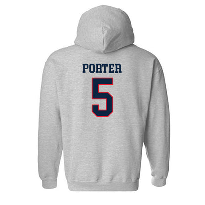 UConn - NCAA Football : Shamar Porter - Classic Shersey Hooded Sweatshirt-1