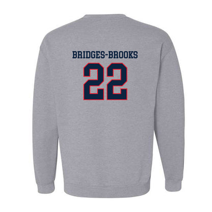 UConn - NCAA Football : Axavier Bridges-Brooks - Classic Shersey Crewneck Sweatshirt-1