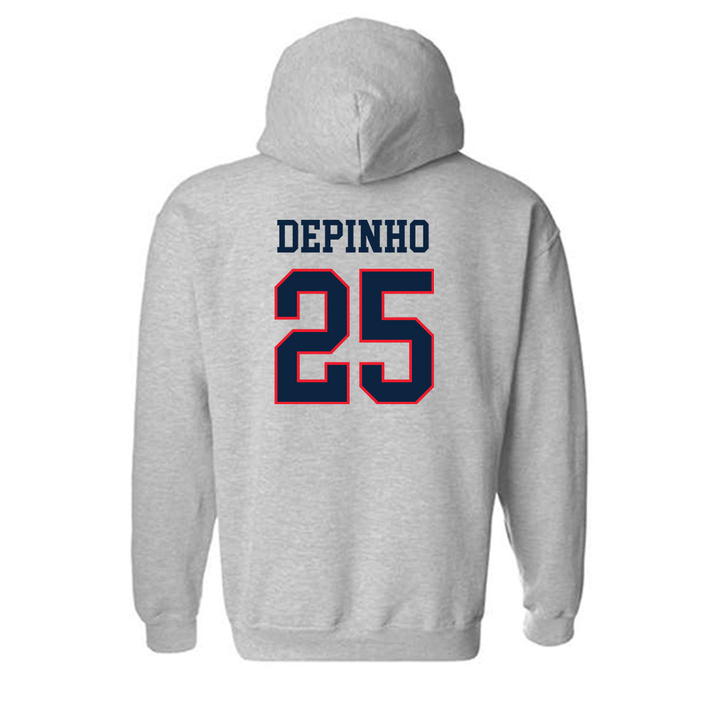 UConn - NCAA Men's Soccer : Mateo DePinho - Classic Shersey Hooded Sweatshirt