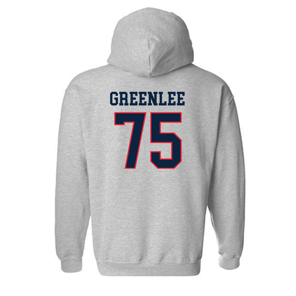 UConn - NCAA Football : Hill Greenlee - Classic Shersey Hooded Sweatshirt-1
