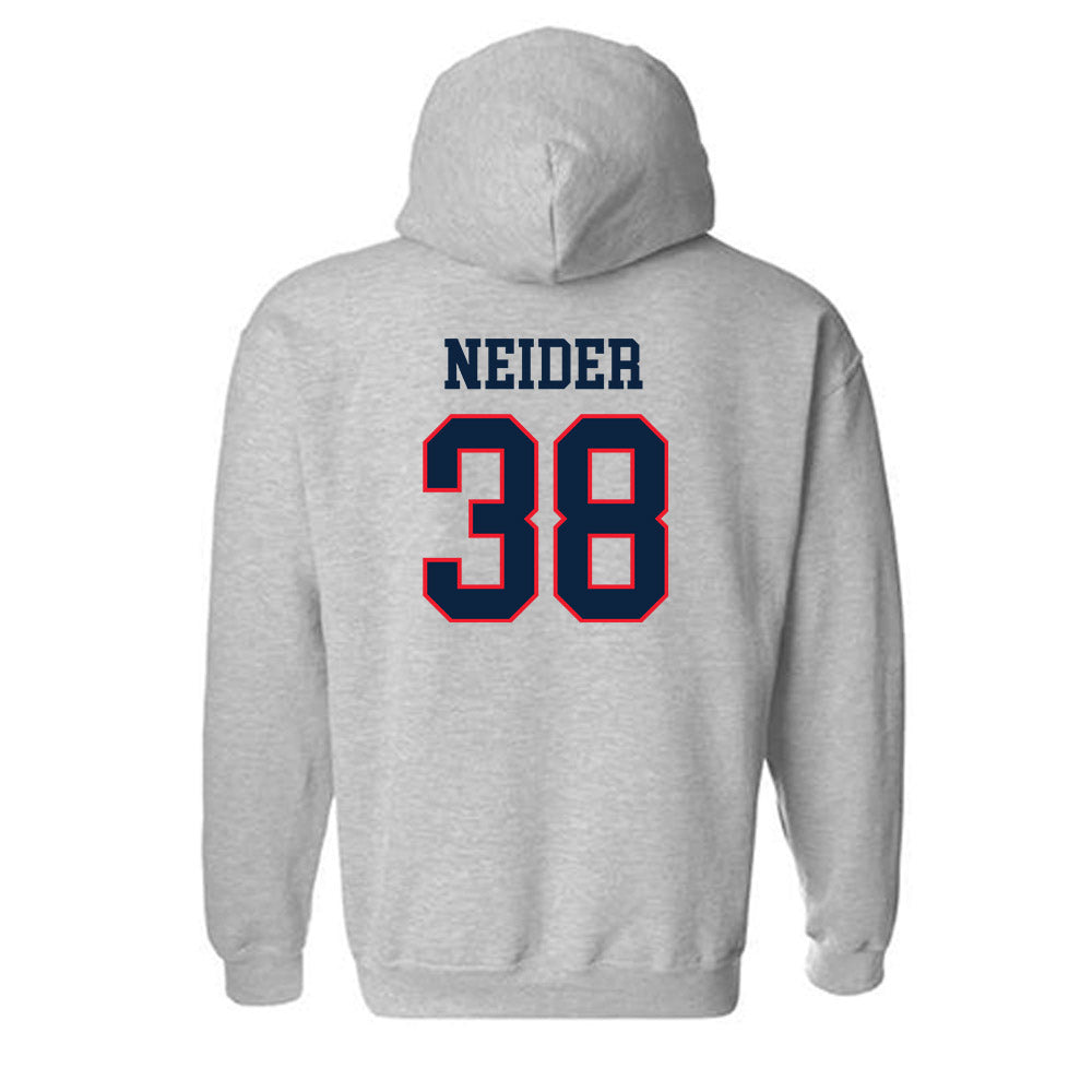 UConn - NCAA Football : John Neider - Hooded Sweatshirt