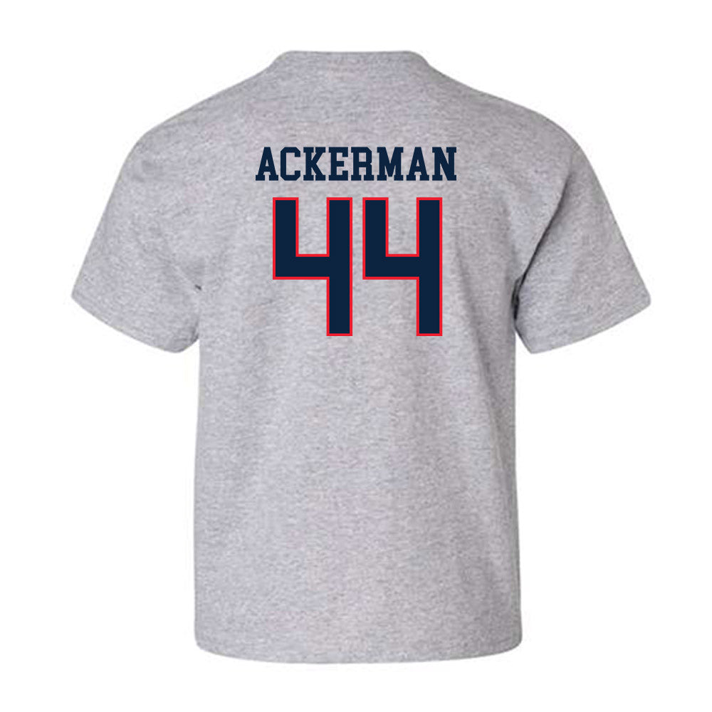 UConn - NCAA Football : Cooper Ackerman - Classic Shersey Youth T-Shirt-1