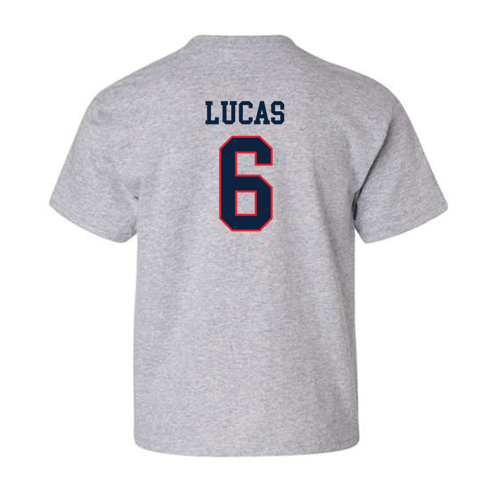 UConn - NCAA Men's Ice Hockey : Andrew Lucas - Classic Shersey Youth T-Shirt