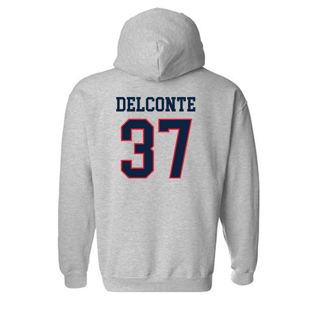 UConn - NCAA Women's Lacrosse : Jessica DelConte - Classic Shersey Hooded Sweatshirt-1