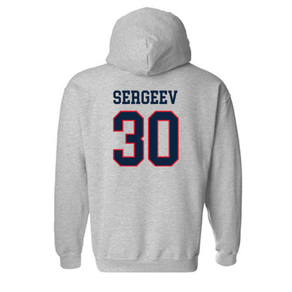 UConn - NCAA Men's Ice Hockey : Arsenii Sergeev - Classic Shersey Hooded Sweatshirt