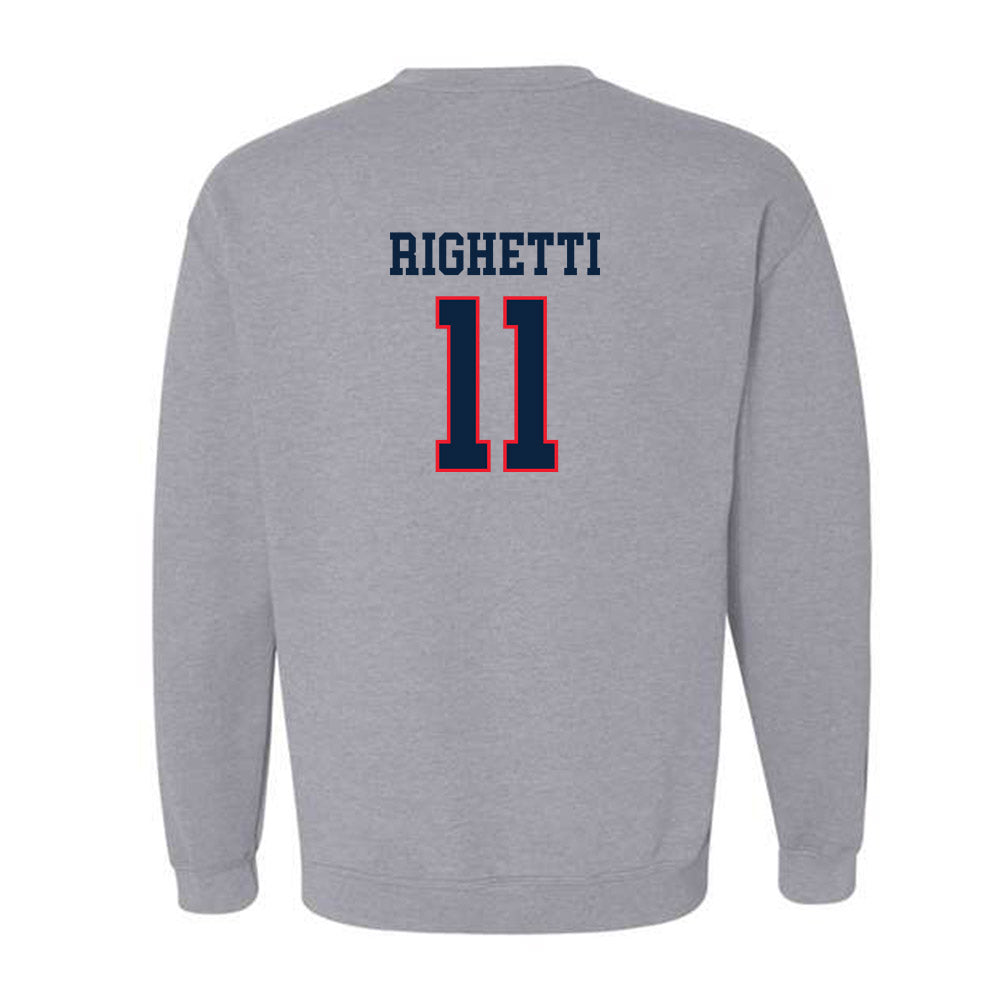 UConn - NCAA Women's Soccer : Tiana Righetti - Classic Shersey Crewneck Sweatshirt-1