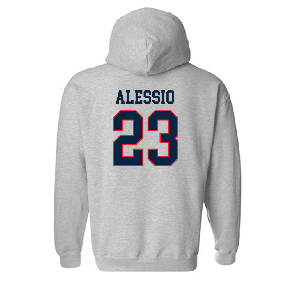 UConn - NCAA Men's Soccer : Preston Alessio - Classic Shersey Hooded Sweatshirt-1