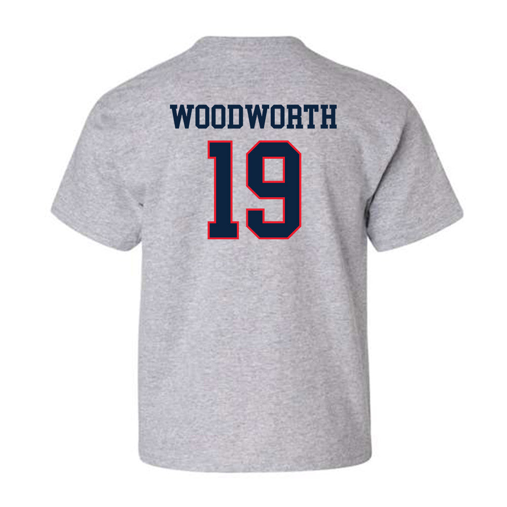 UConn - NCAA Women's Ice Hockey : Megan Woodworth - Classic Shersey Youth T-Shirt