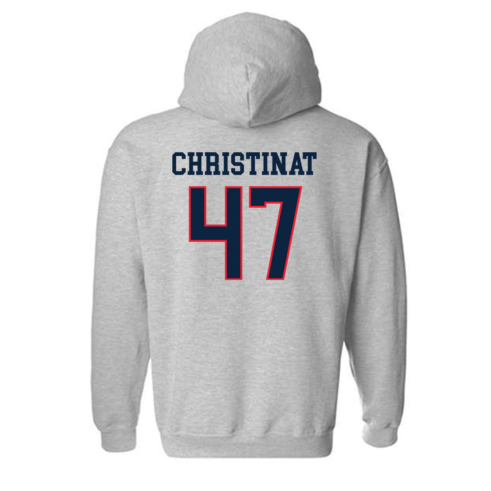 UConn - NCAA Football : Zachary Christinat - Classic Shersey Hooded Sweatshirt