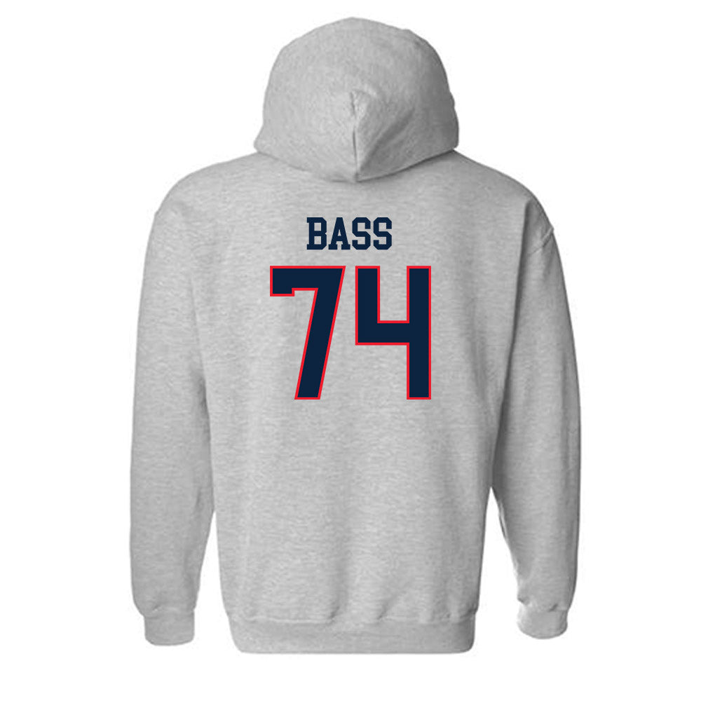 UConn - NCAA Football : Jayden Bass - Classic Shersey Hooded Sweatshirt