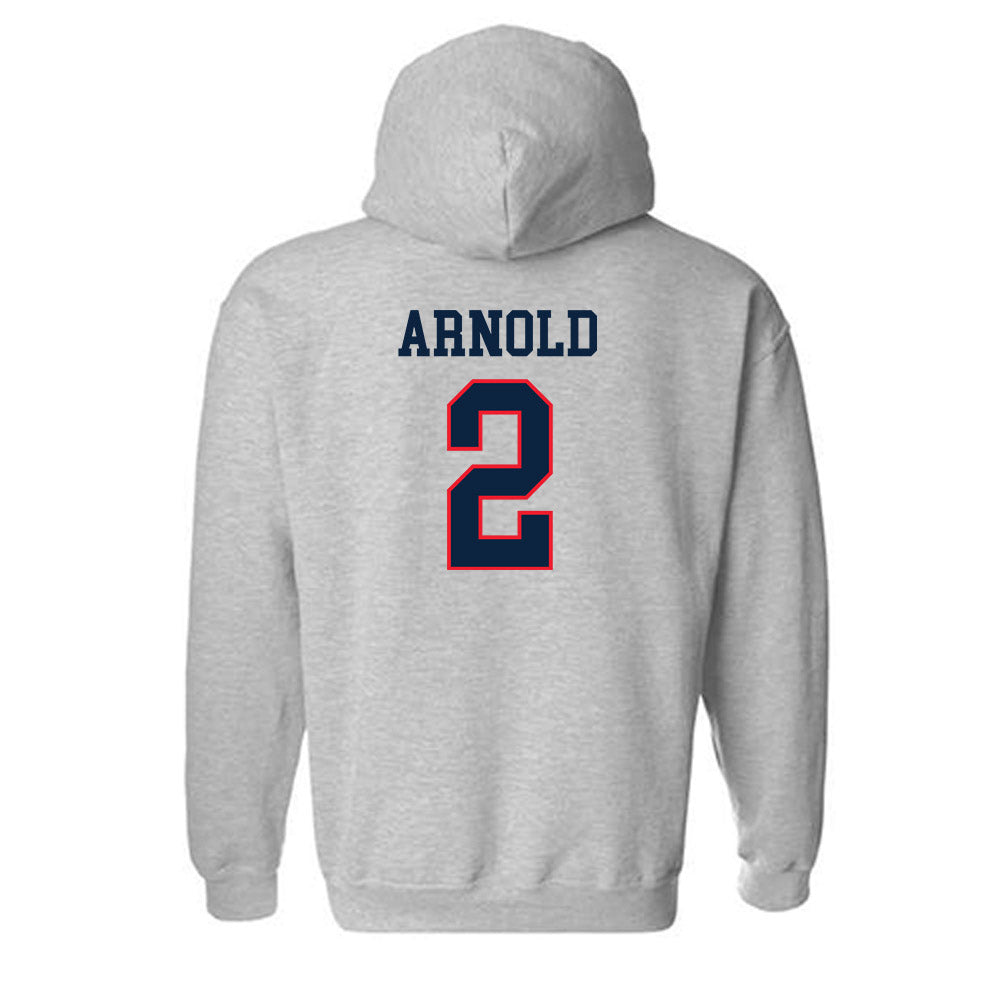 UConn - NCAA Women's Basketball : KK Arnold - Classic Shersey Hooded Sweatshirt-1