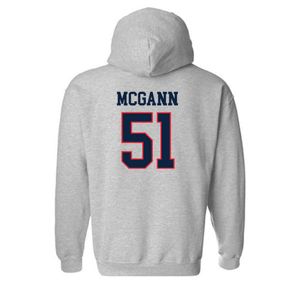 UConn - NCAA Football : Joe McGann - Classic Shersey Hooded Sweatshirt-1