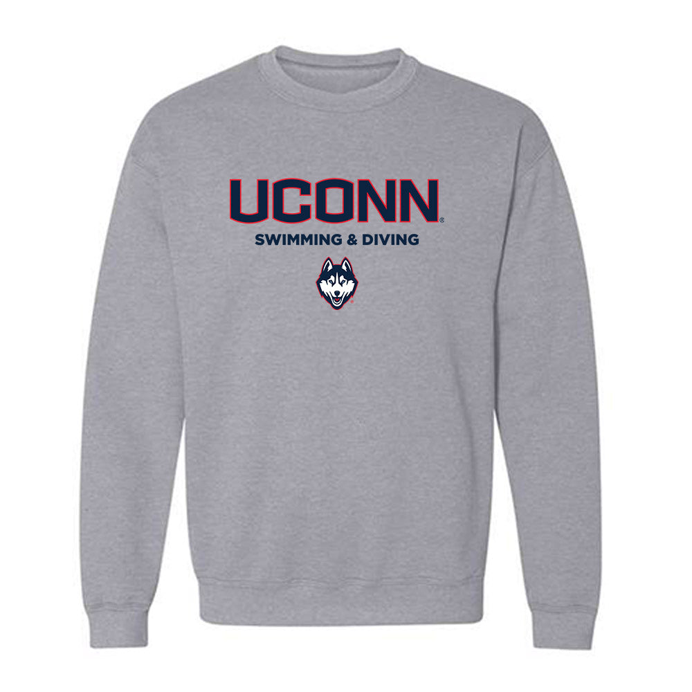 UConn - NCAA Women's Swimming & Diving : Bella Hoffman - Classic Shersey Crewneck Sweatshirt-0