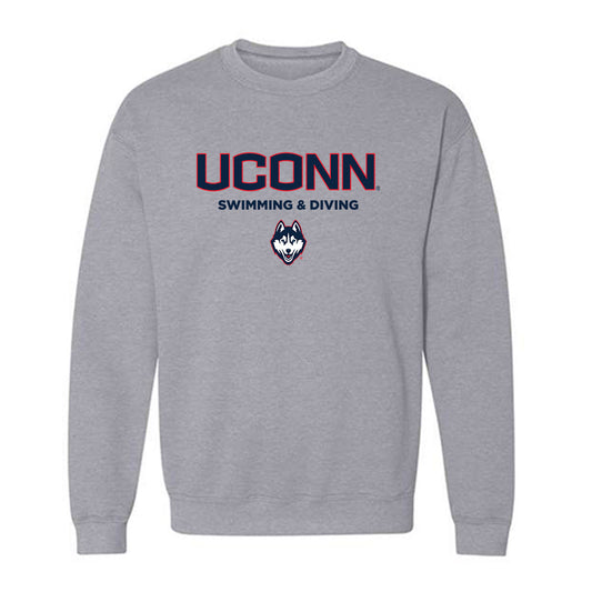 UConn - NCAA Women's Swimming & Diving : Camille Gendron - Classic Shersey Crewneck Sweatshirt-0