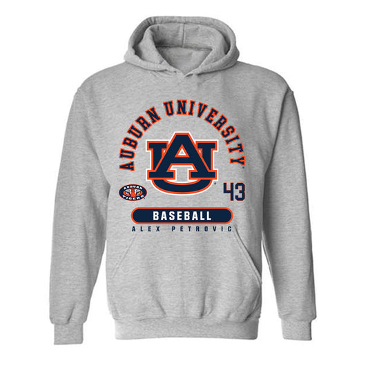 Auburn - NCAA Baseball : Alex Petrovic - Hooded Sweatshirt Classic Fashion Shersey