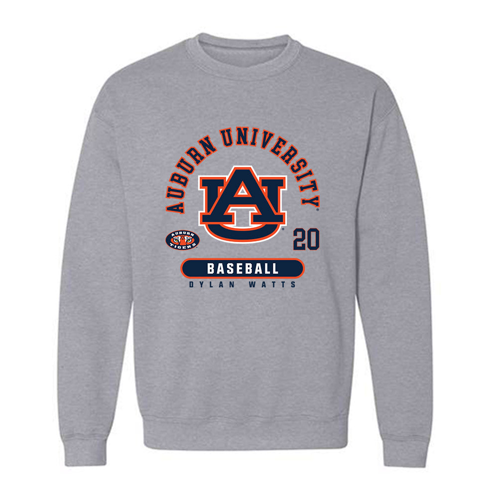 Auburn - NCAA Baseball : Dylan Watts - Classic Fashion Shersey Crewneck Sweatshirt