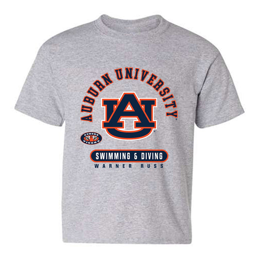Auburn - NCAA Men's Swimming & Diving : Warner Russ - Classic Fashion Shersey Youth T-Shirt-0