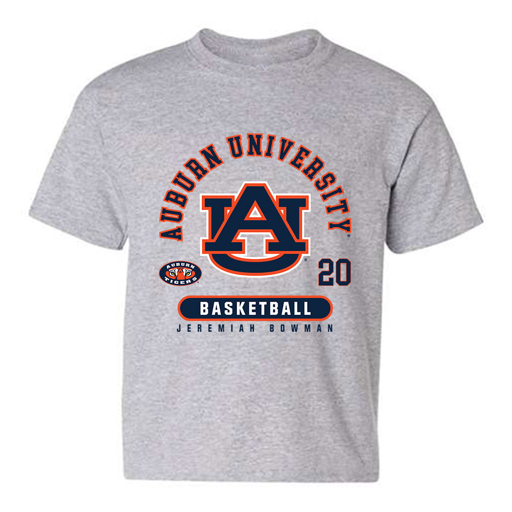 Auburn - NCAA Men's Basketball : Jeremiah Bowman - Classic Fashion Shersey Youth T-Shirt-0