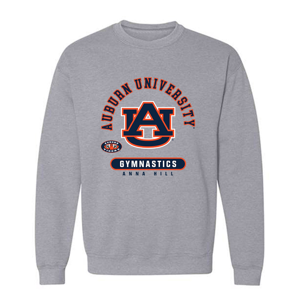 Auburn - NCAA Women's Gymnastics : Anna Hill - Classic Fashion Shersey Crewneck Sweatshirt-0