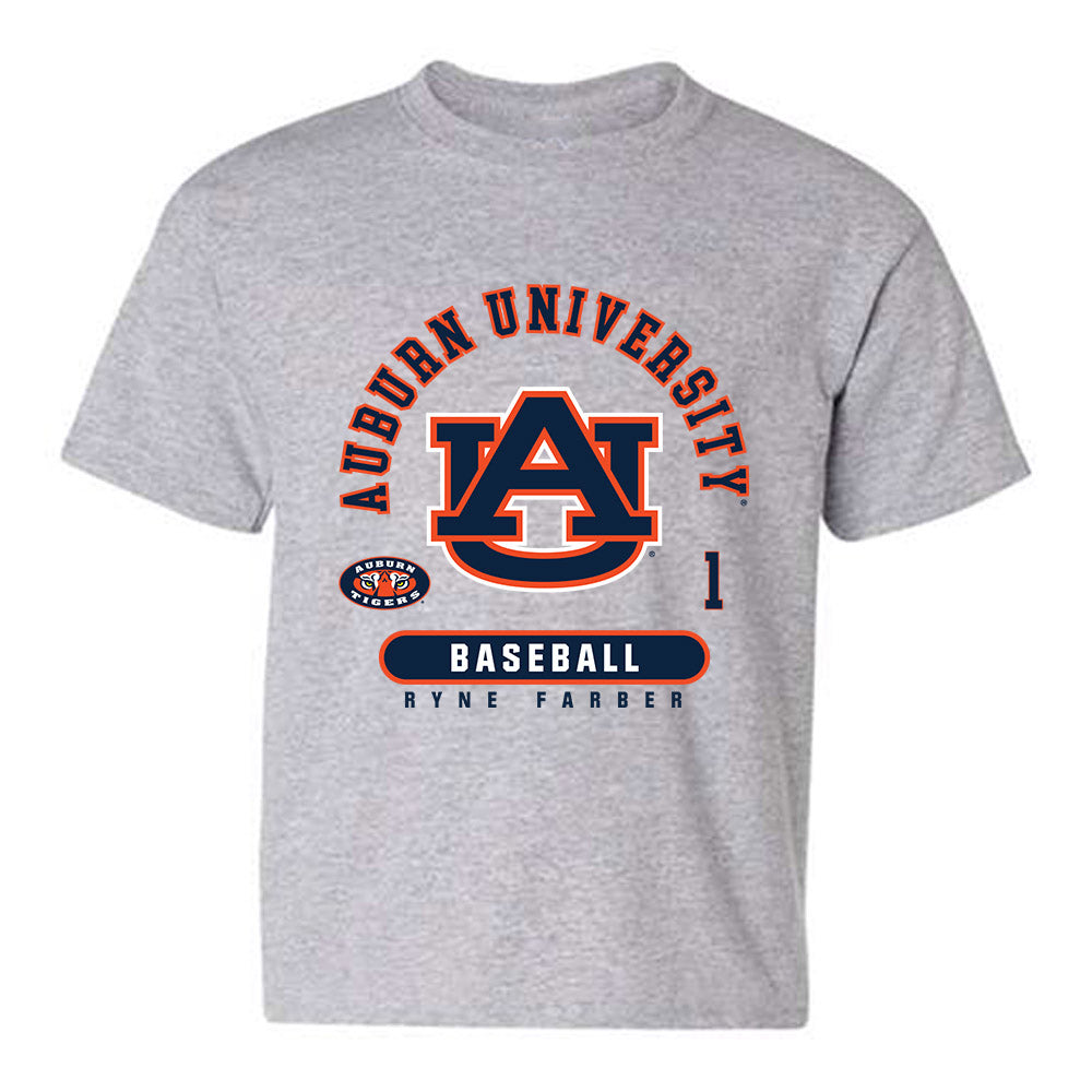 Auburn - NCAA Baseball : Ryne Farber - Classic Fashion Shersey Youth T-Shirt-0
