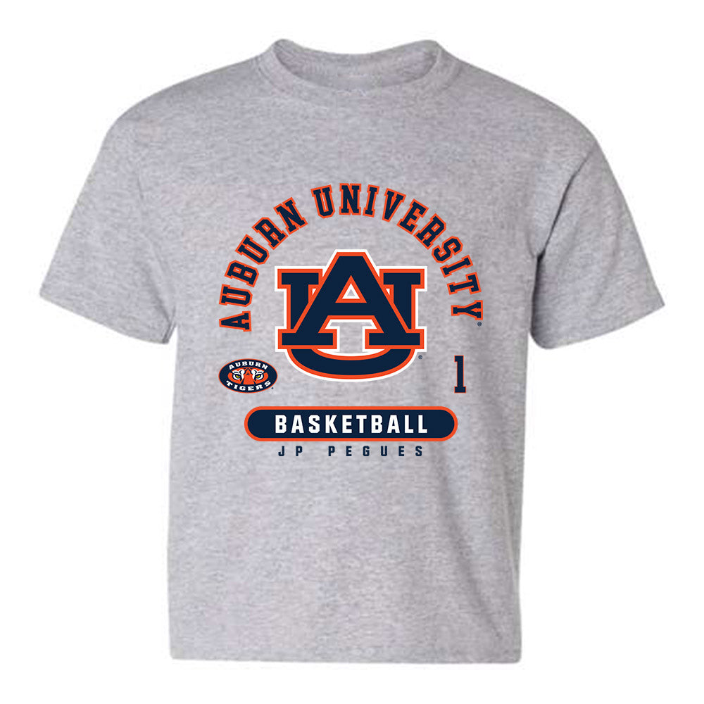 Auburn - NCAA Men's Basketball : JP Pegues - Classic Fashion Shersey Youth T-Shirt