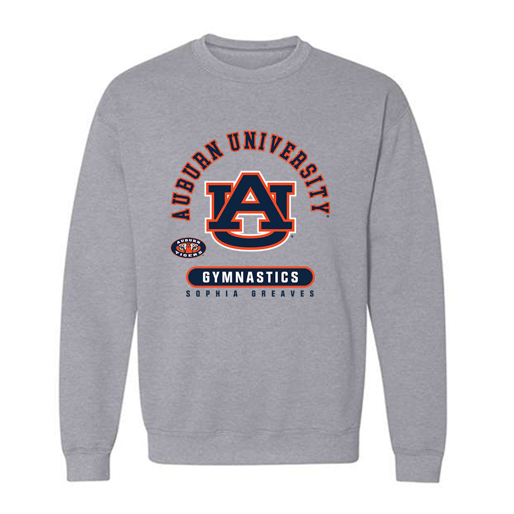 Auburn - NCAA Women's Gymnastics : Sophia Greaves - Classic Fashion Shersey Crewneck Sweatshirt-0