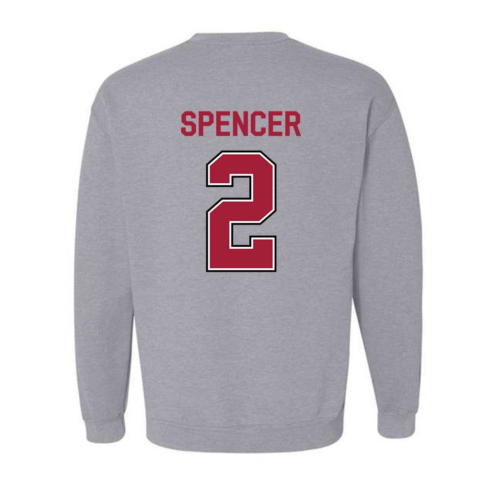 Arkansas - NCAA Women's Basketball : Samara Spencer - Classic Fashion Shersey Crewneck Sweatshirt-1