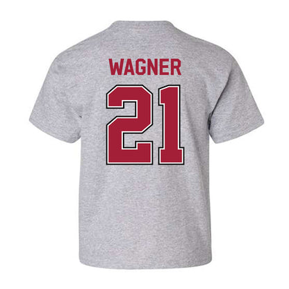 Arkansas - NCAA Men's Basketball : DJ Wagner - Classic Fashion Shersey Youth T-Shirt-1