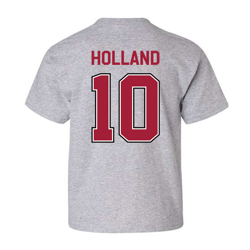 Arkansas - NCAA Baseball : Tyler Holland - Classic Fashion Shersey Youth T-Shirt-1