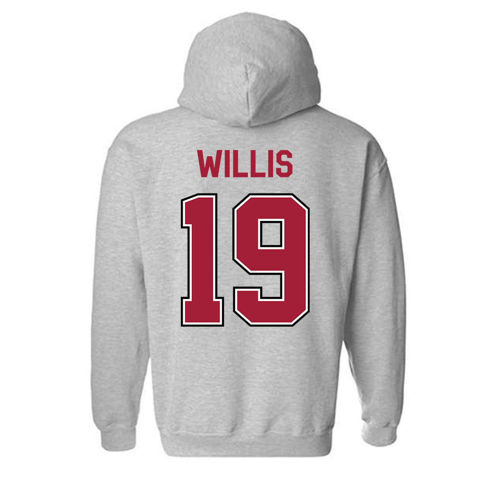 Arkansas - NCAA Baseball : Carson Willis - Classic Fashion Shersey Hooded Sweatshirt-1