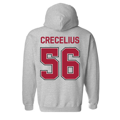 Arkansas - NCAA Baseball : Eli Crecelius - Classic Fashion Shersey Hooded Sweatshirt-1