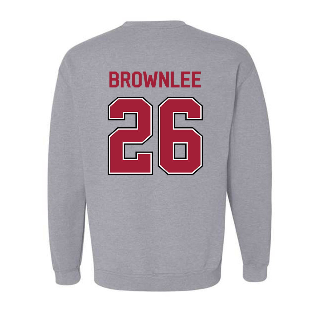 Arkansas - NCAA Women's Soccer : Jailyn Brownlee - Classic Fashion Shersey Crewneck Sweatshirt-1
